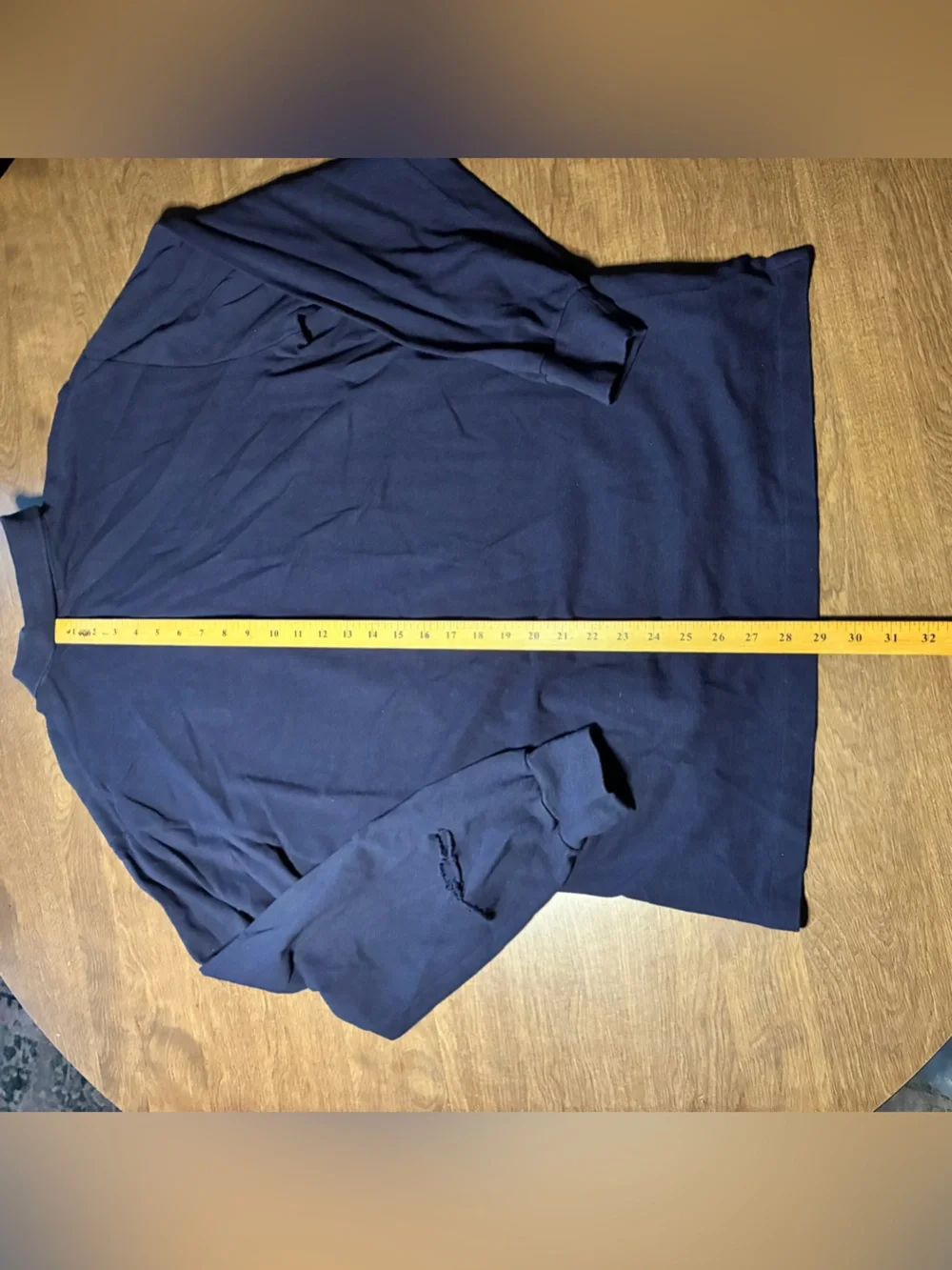 Ralph Lauren Navy Long-Sleeve Polo with Bear Embroidery